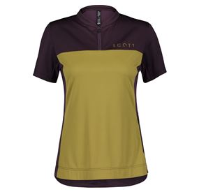 MAILLOT CORTO SCOTT TRAIL FLOW ZIP MUJER