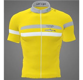 MAILLOT CORTO CANTABRIC CYCLING AMARILLO