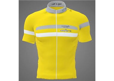 MAILLOT CORTO CANTABRIC CYCLING AMARILLO