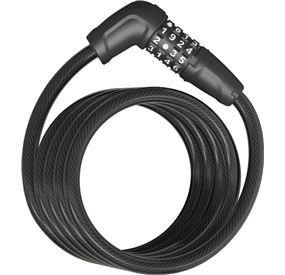 CANDADO ANTIRROBO CABLE ESPIRAL ABUS TRESOR 6512C/180 BK