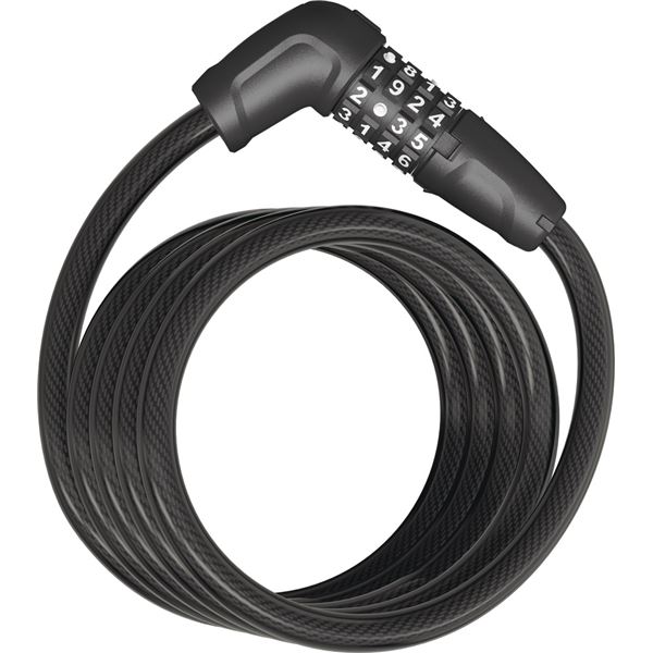 CANDADO ANTIRROBO CABLE ESPIRAL ABUS TRESOR 6512C/180 BK