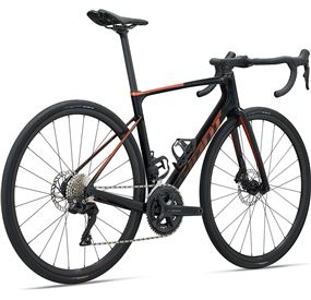 BICICLETA GIANT DEFY ADVANCED 1 BLACK/HELIOS ORANGE 2024 2