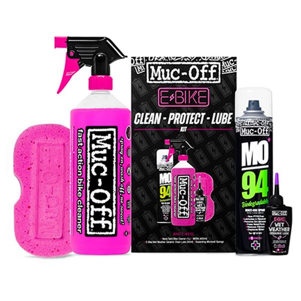 KIT MUC-OFF LIMPIEZA/PROTECCION/LUBRICANTE E-BIKE