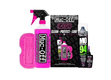 KIT MUC-OFF LIMPIEZA/PROTECCION/LUBRICANTE E-BIKE