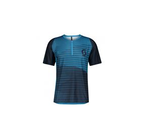 MAILLOT CORTO SCOTT TRAIL VERTIC ZIP HOMBRE