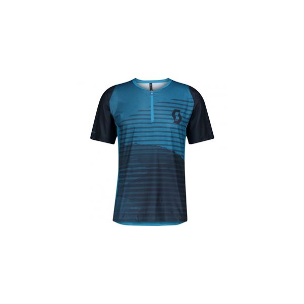 MAILLOT CORTO SCOTT TRAIL VERTIC ZIP HOMBRE