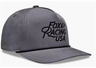 GORRA FOX FLAG ROPE (GRIS ACERO) TALLA ÚNICA