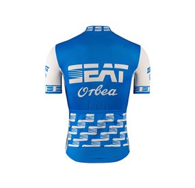 MAILLOT CORTO ETXEONDO SEAT ORBEA AZUL/BLANCO 2