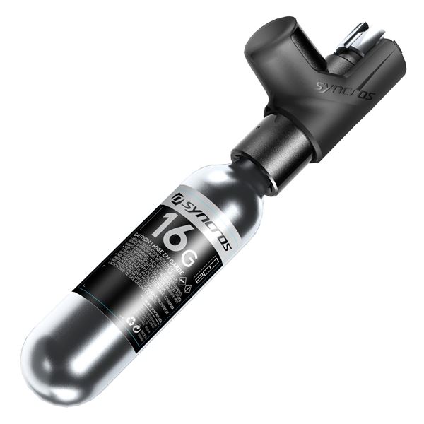 BOMBA DE MANO SYNCROS BOUNDARY CO2 + 16G CARTRIDGE