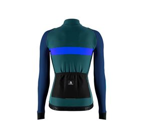 ETXEONDO CHAQUETA GOR 76 FEM VERDE OSCURO/AZUL 2