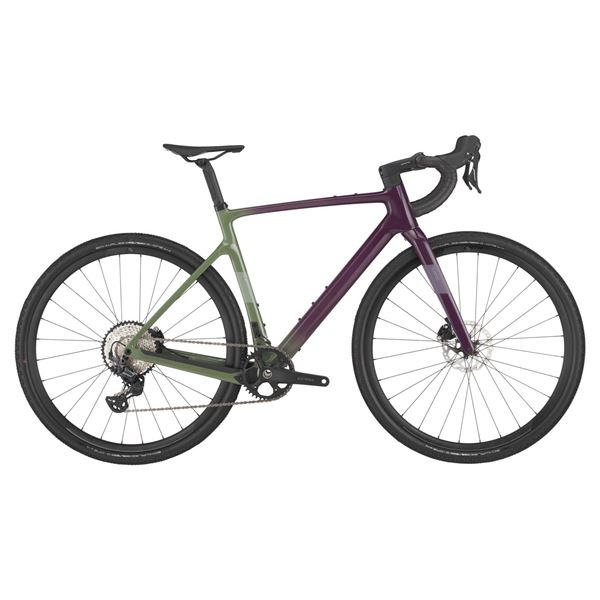 BICICLETA SCOTT ADDICT GRAVEL 40 (OLIVINE GREEN/BLACKBERRY P